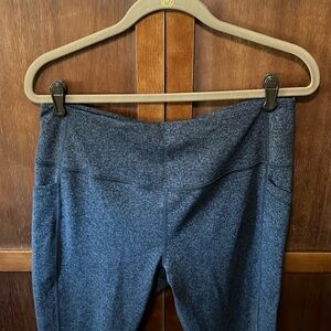 Zella Leggings - XL Heather Gray/Blue